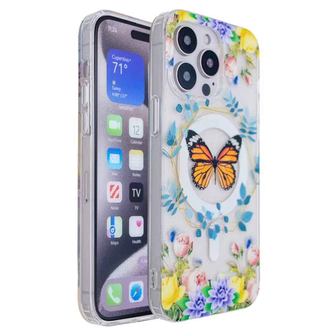 Samsung Galaxy S23 Ultra Designed case MagSafe Butterfly Serenade